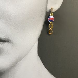 New Handcrafted 🇺🇸 Red-White-Blue Earrings